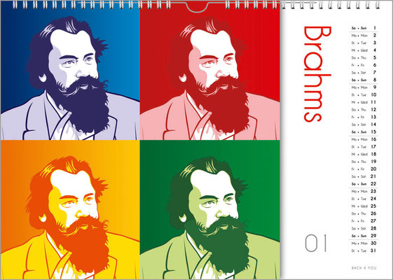 The composers calendar.