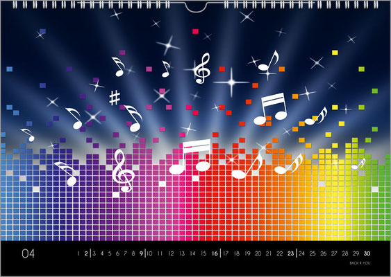 The Music Gift Music Wall Calendar.