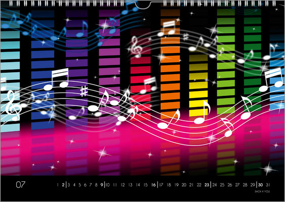 Music calendars are music gifts
