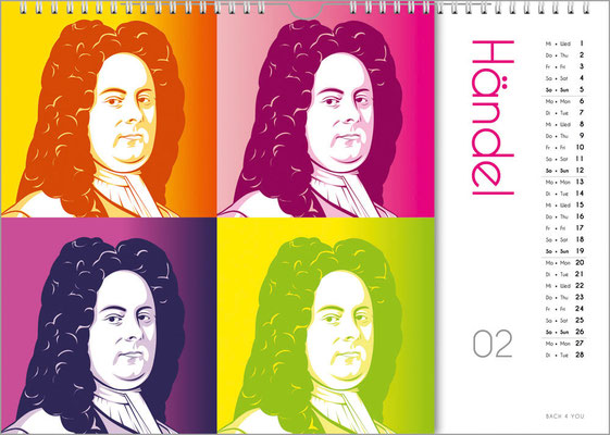 The composers calendar.