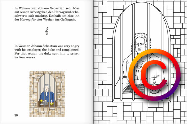 Bach Coloring Book.