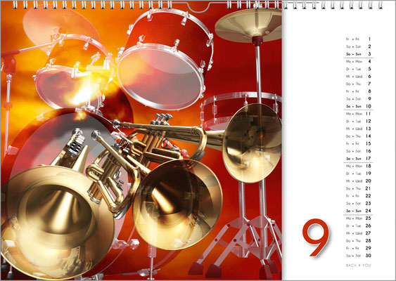 33 music calendars are 33 music gifts.