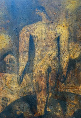 Estudio 04, Oleo sobre madera, 40cm X 60cm, $50.000.-