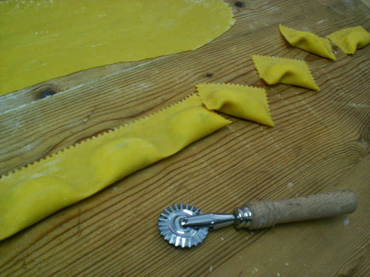 Taglio di ravioli