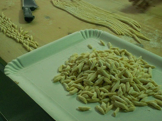 Taglio degli gnocchi 