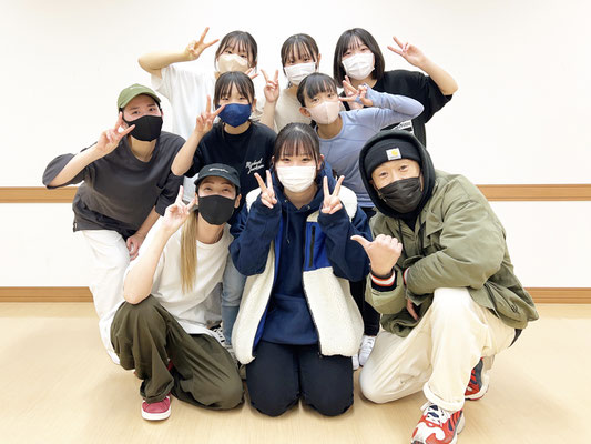 こちらも元気まんてんの千葉ダンススクール Beat squad・水曜日エム先生クラス♪