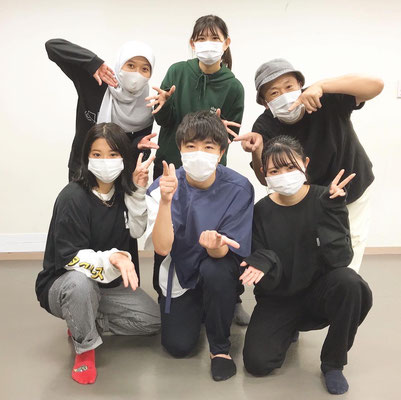 西千葉スタジオ・月曜日クラスのフミが長期お休みから復帰！めっちゃ嬉しかった！♪また皆で一緒にHIPHOPダンスを楽しんでいこう♪