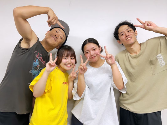 千葉ダンススクール Beat squadの月曜日・西千葉ヒップホップクラスにユウナが入会してくれました♪