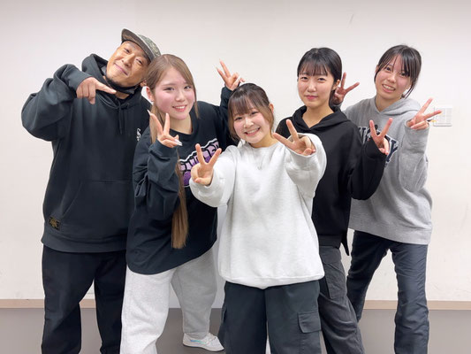 いつも元気まんてんな千葉ダンススクール Beat squadの月曜日・ヒップホップクラス♪