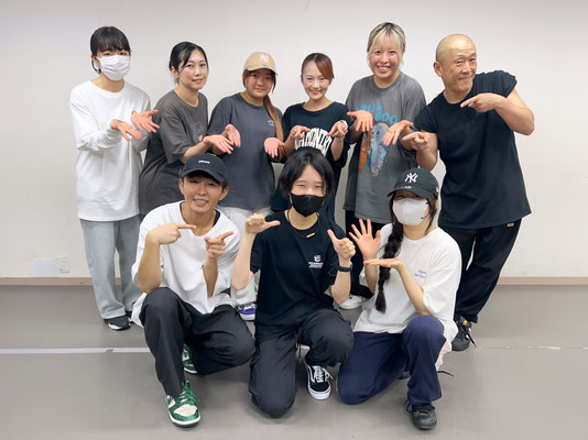 千葉 ダンススクール Beat squad 西千葉 土曜日 ヒップホップクラス HIPHOPレッスン