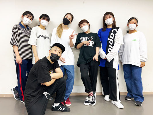 西千葉スタジオの月曜日クラスも新しい振り付けがスタート♪皆、楽しみながら頑張っています♪
