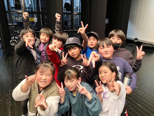 いつも元気まんてんな、Beat squad・水曜日稲毛キッズクラスのメンバー♪