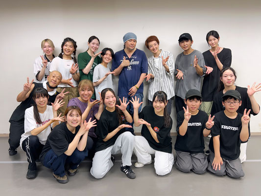 千葉ダンススクール Beat squadにて、タツヤさんをお招きしてのダンスワークショップを開催致しました♪