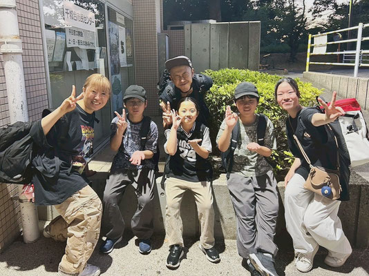 いつもこの場所で、あさひ・あやの・ひなたと写真を撮っている場所で、久し振りにパチリ♪千葉ダンススクール Beat squad・火曜日クラスの名物♪
