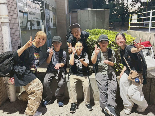 いつもこの場所で、あさひ・あやの・ひなたと写真を撮っている場所で、久し振りにパチリ♪千葉ダンススクール Beat squad・火曜日クラスの名物♪