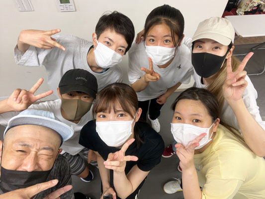 西千葉スタジオ・火曜日クラスにアミン、リホ、ユイが入会してくれました、とっても嬉しい！♪さあ火曜日クラス、盛り上がっていこう♪