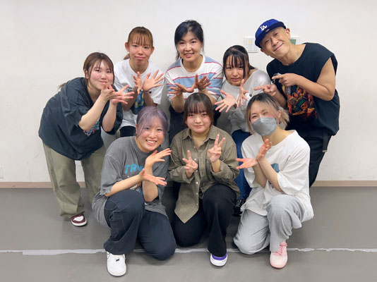 千葉ダンススクール Beat squad 火曜日 西千葉スタジオ ヒップホップクラス
