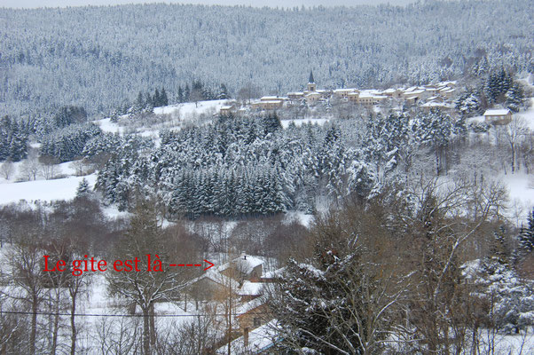 emplacement du gite