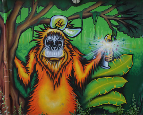 Graffiti Wandgestaltung in Witten