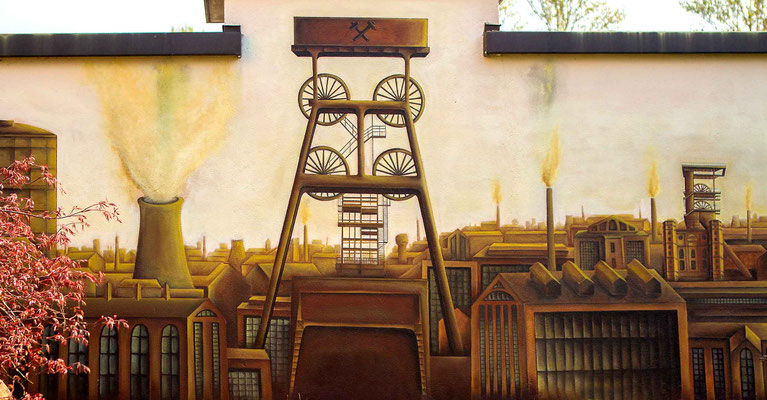 Ruhrpott Wandgestaltung in Bochum