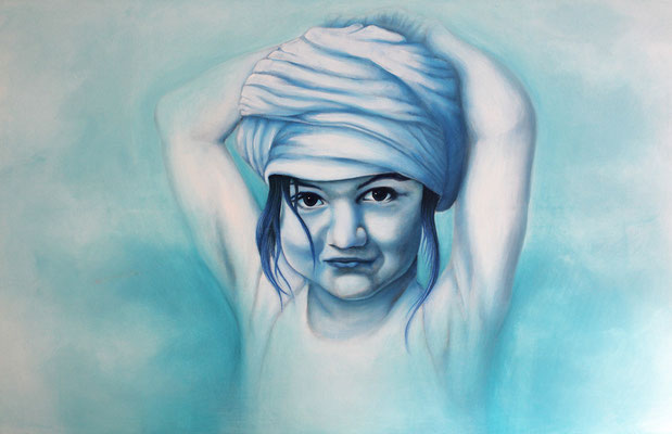 Portrait Auftragskunstwerk in Acrylfarben