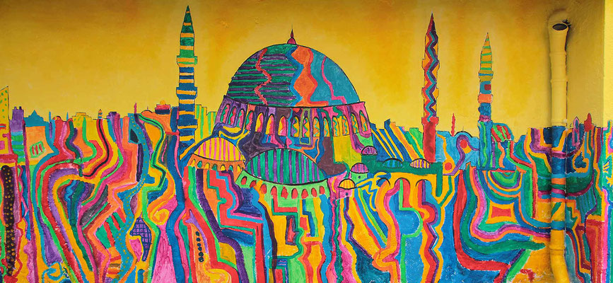  Kunstprojekt mit Kindern in Istanbul