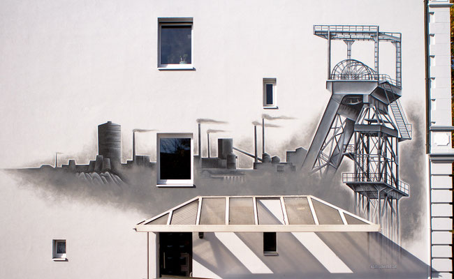 Ruhrpott Wandgestaltung in Bochum