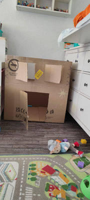 Packkartonhäuschen