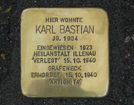 Stolperstein für Karl Bastian