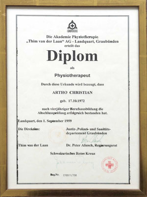 Diplom Christian Artho