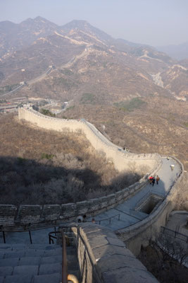 Chinesische Mauer bei Badaling - März 2019