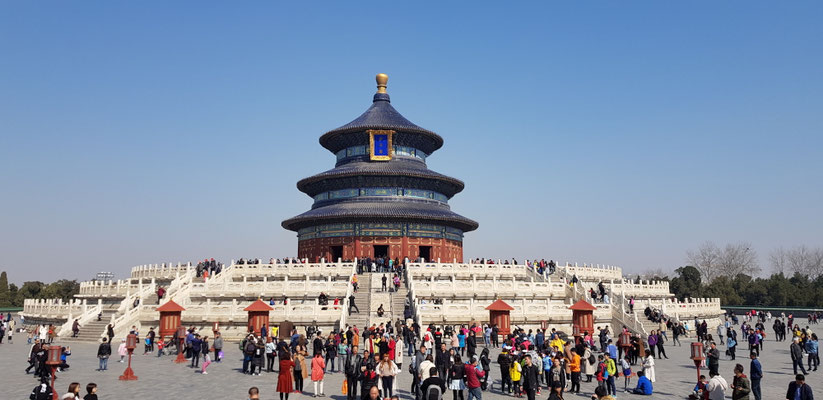 Peking - Himmelstempel und Park - März 2019