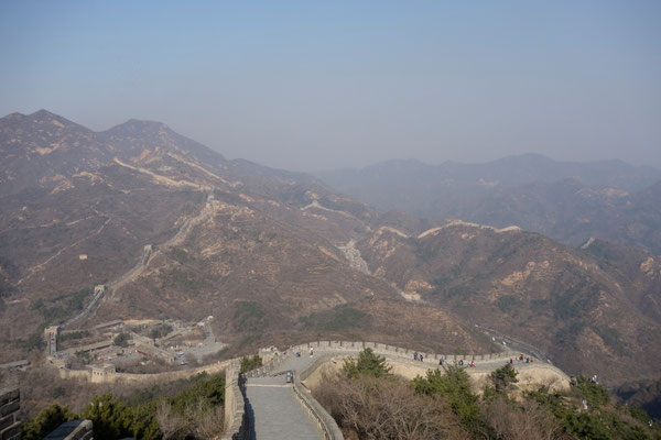 Chinesische Mauer bei Badaling - März 2019