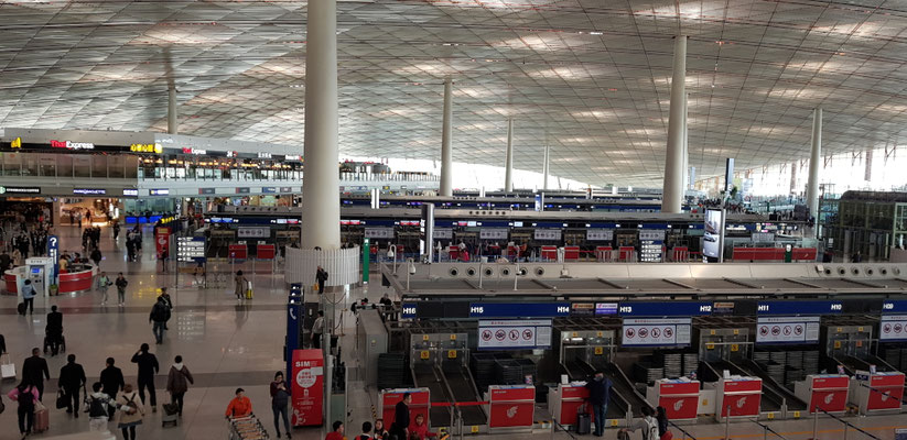 Peking Flughafen - März 2019 