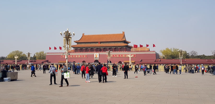 Peking - Platz des Himmlischen Friedens - März 2019