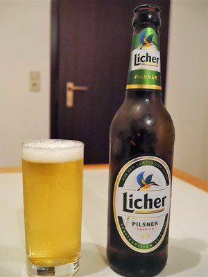留学先Giessenの（正確には隣町Lichの）地ビール（ピルスナー）