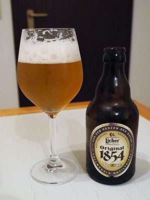留学先Giessenの（正確には隣町Lichの）地ビール（伝統製法）
