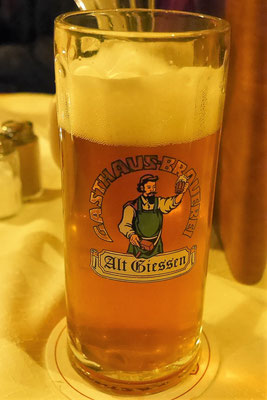 留学先GiessenのビアホールAlt Giessenの自家製ビール