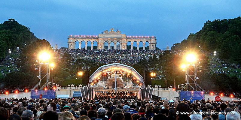 Sommernachtskonzert in Schönbrunn in Wien 2015