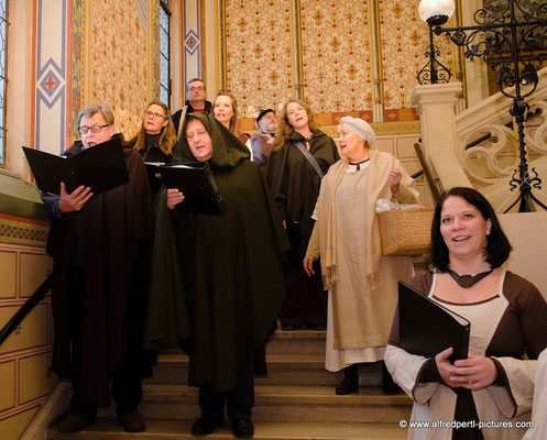 Chorvereinigung pro musica beim Mittelalterlichen Advent im Korneuburger Rathaus