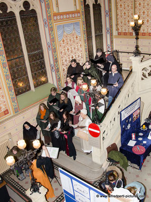 Chorvereinigung pro musica beim Mittelalterlichen Advent im Korneuburger Rathaus