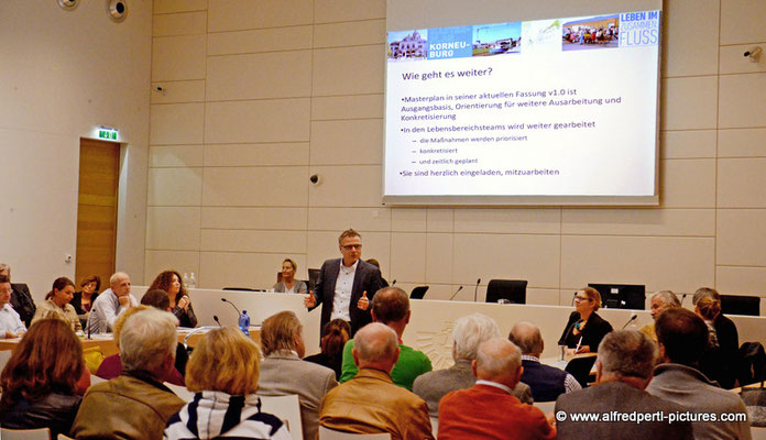 Zukunftsforum Korneuburg - Präsentation des Masterplans 2036 im Korneuburger Justizzentrum