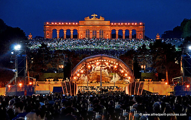 Sommernachtskonzert in Schönbrunn in Wien 2015