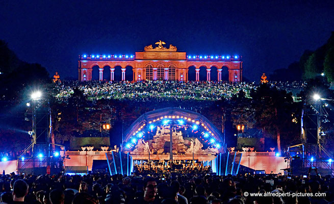 Sommernachtskonzert in Schönbrunn in Wien 2015