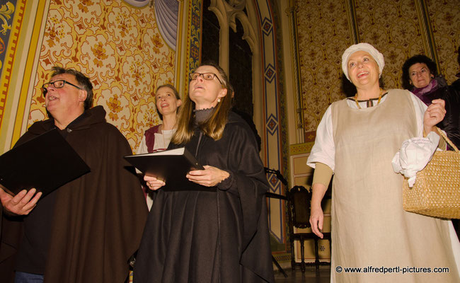 Chorvereinigung pro musica beim Mittelalterlichen Advent im Korneuburger Rathaus