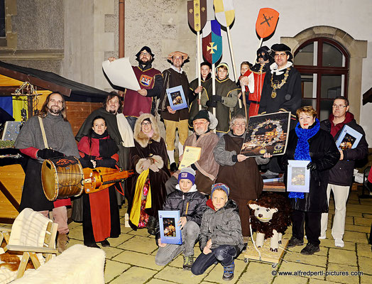 Abschlusskundgebung beim 4. Mittelalterlichen Adventmarkt in Korneuburg