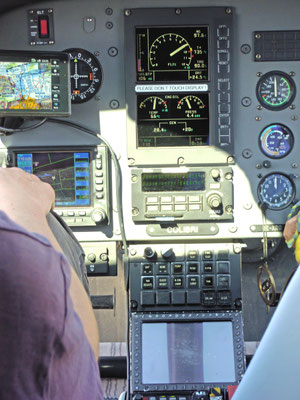 Hubschrauberflug über Korneuburg