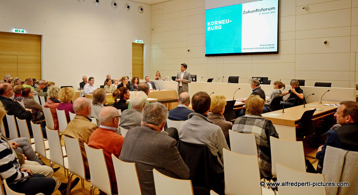 Zukunftsforum Korneuburg - Präsentation des Masterplans 2036 im Korneuburger Justizzentrum