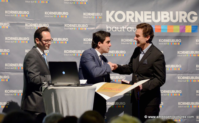 Neujahrsempfang der Korneuburger Wirtschaft in der Bundeshandelsakademie Korneuburg.