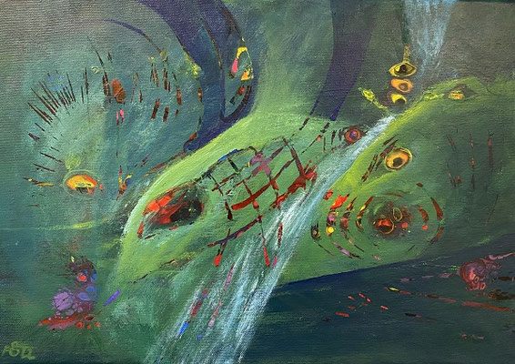 Abtauchen 30 x 40 cm | 210,- €